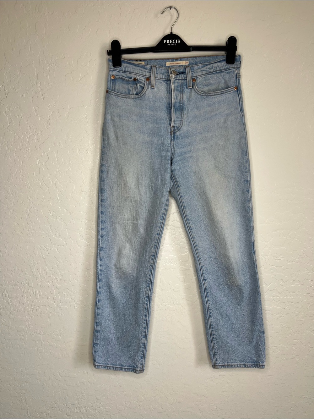 Levi's Light Blue Straight Leg Jeans